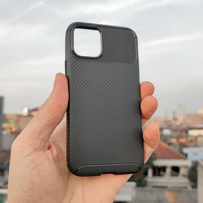 iPhone 12 Mini - AUTOFOCUS Carbon Fiber Soft Case