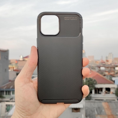 iPhone 12 Pro Max - AUTOFOCUS Carbon Fiber Soft Case