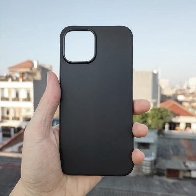 iPhone 12 Pro Max - Simple Matte TPU Soft Case with Corner Pad