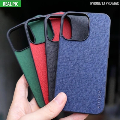 iPhone 13 Pro Max - AIORIA Canvas Texture Hybrid Case