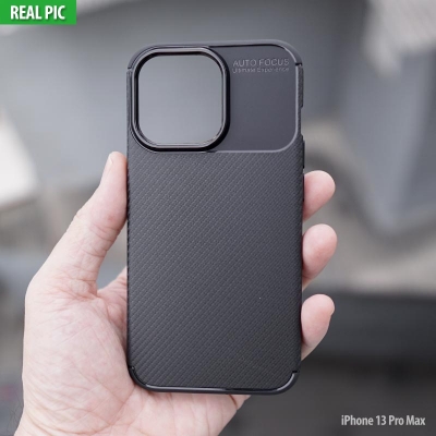 iPhone 13 Pro Max - AUTOFOCUS Carbon Fiber Soft Case