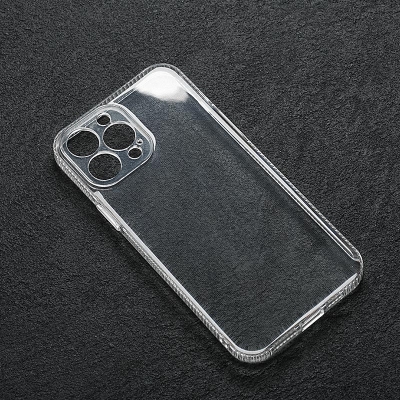 iPhone 13 Pro Max - Clear Rugged Armor TPU Soft Case