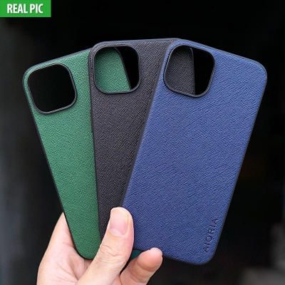 iPhone 14 - AIORIA Canvas Texture Hybrid Case