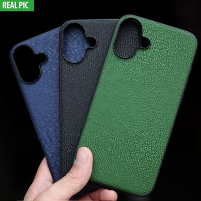 iPhone 16 Plus - AIORIA Canvas Texture Hybrid Case