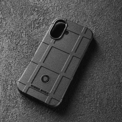 iPhone 16 - Rugged Shield Armor TPU Soft Case